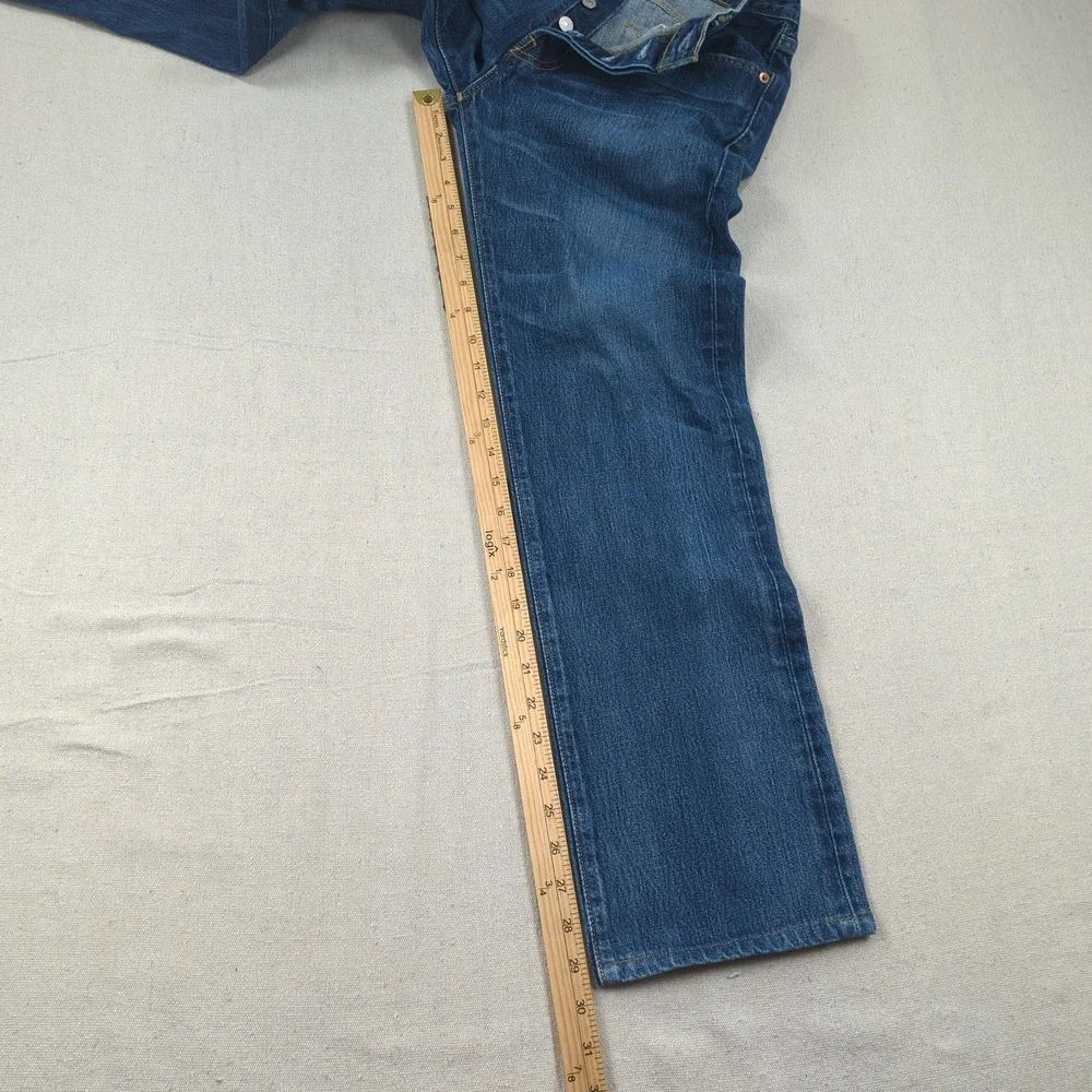 Levis 501 Jeans Mens 29x32 Blue Button Fly Classic American Casual Western